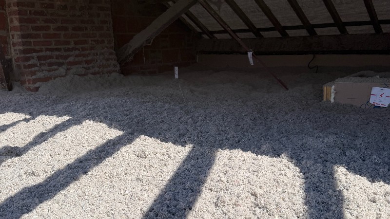 Isolation de combles par soufflage